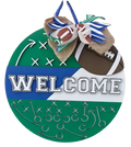 Blue Welcome Door Hanger